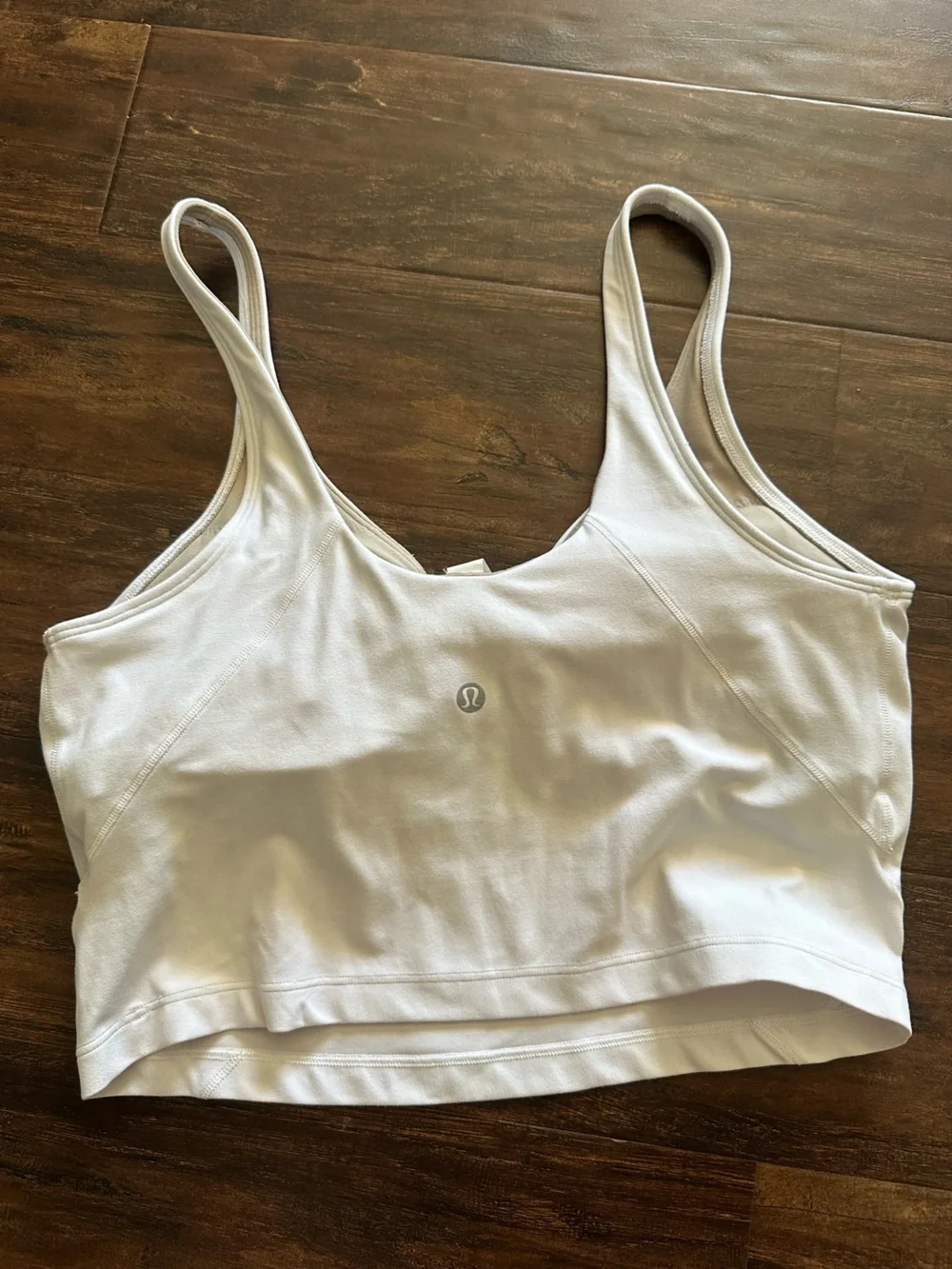 lululemon athletica White V‑neck Camisole Tank